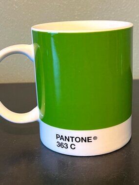 Pantone 363 C Pea Green Color Swatch Fine China Coffee Mug Whitbread Wilkinson
